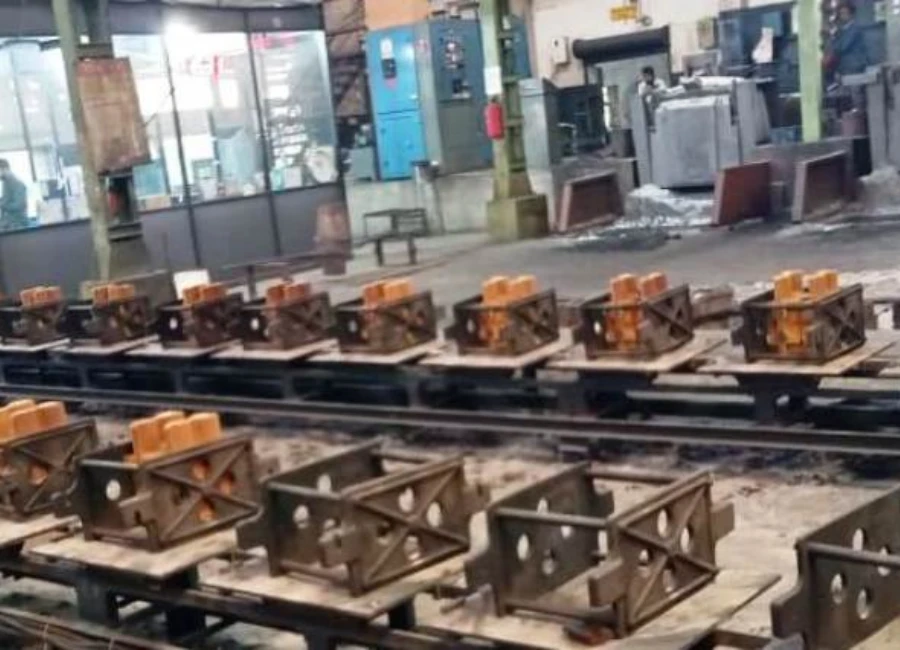 11. Automatic Track Line For Cylinder Head Pouring